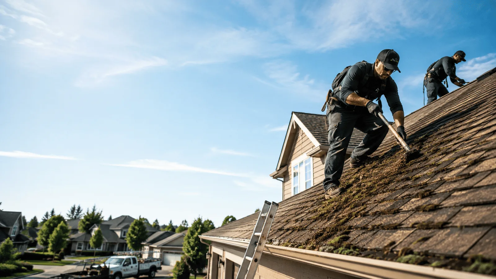 Roof Moss Removal in Cedarburg, WI near me